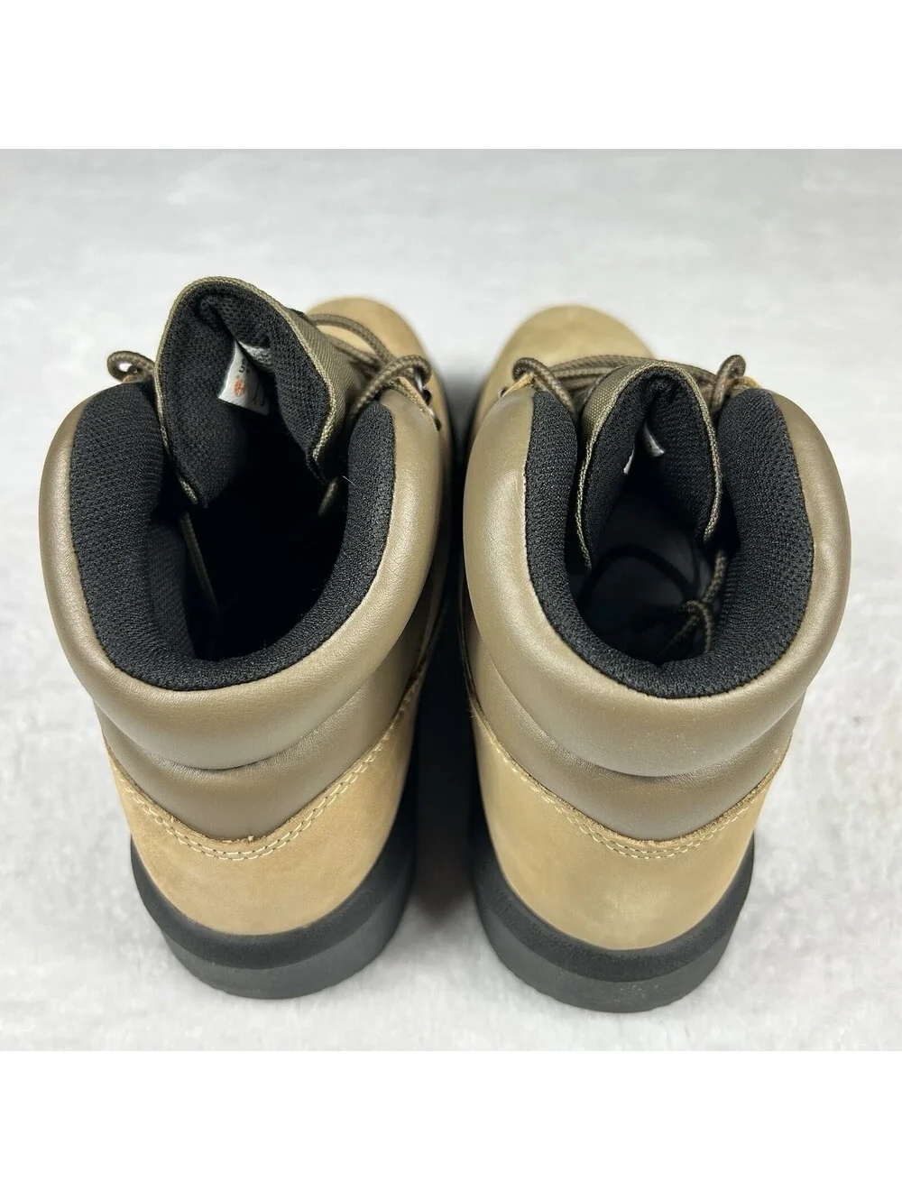 Timberland Field Boots WP Mid Lace Men’s Size 9.5 Beige Nubuck Hiking Boots New